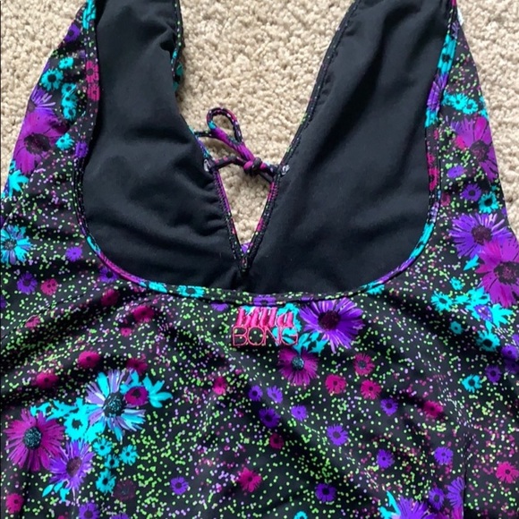 ❌SOLD❌ Billabong Ruffle Floral One Piece - Picture 4 of 5